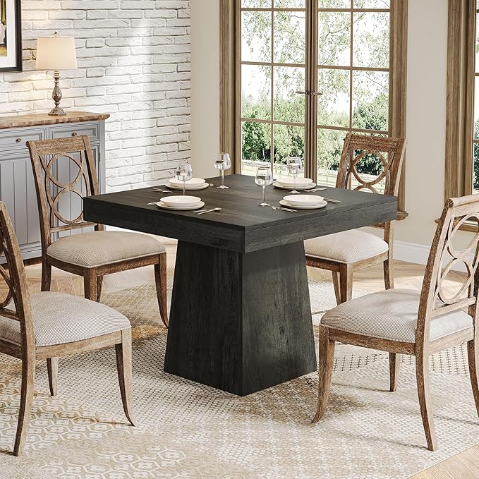 Tribesigns Square Dining Table for 4, 31.5-Inch Small Kitchen Table - Image 6