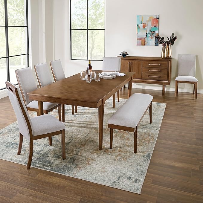 Signature Design by Ashley Lyncott Contemporary Upholstered Armless Dining Chair - Image 2