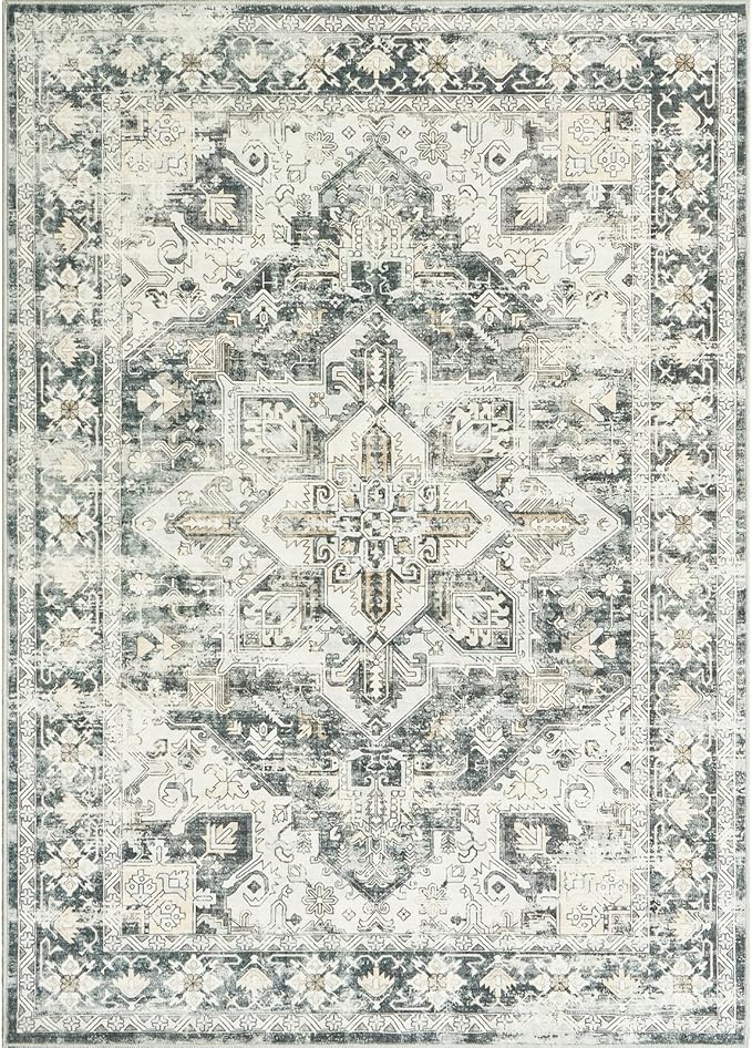 zesthome 9x12 Area Rugs, Stain Resistant Washable Rug, Ultra-Thin Rugs - Image 2