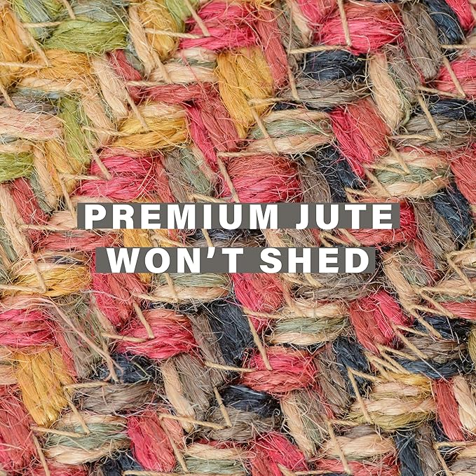 Kingston Oval Braided Rugs 20x30 – A Jute Braided Multi Colored Rug to Use in - Image 5