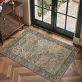GENIMO 2x3 Area Rugs for Living Room, Machine Washable Non Slip Vintage Rugs by GENIMO