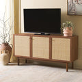 SAFAVIEH Aino TV Stand for up to 60" Flatscreen – Walnut Brown by SAFAVIEH