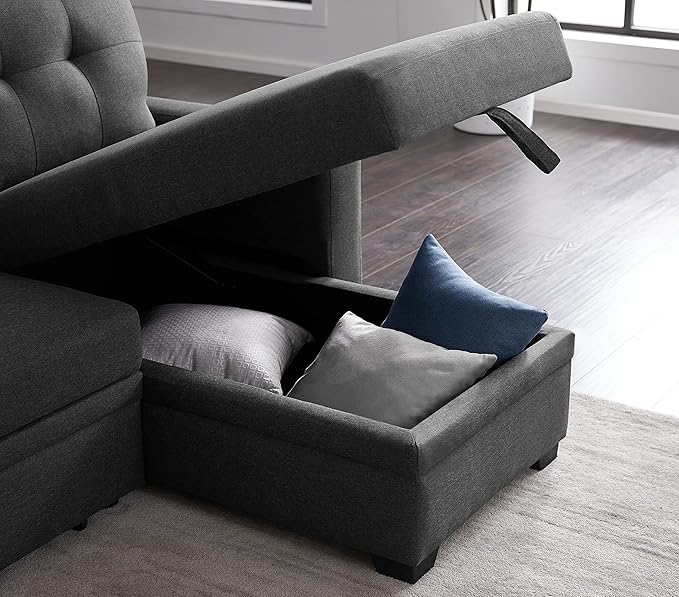 Devion Furniture Maison 4-in-1 Convertible L Shaped Couch - Image 5