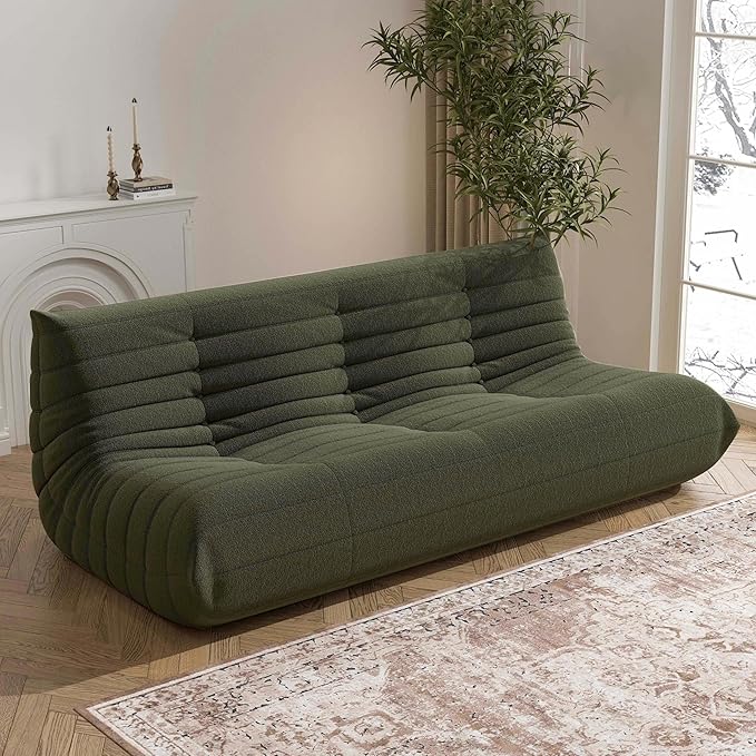 Big Bean Bag Chairs for Adults, 3 Seater Large Floor Sofa - Image 3