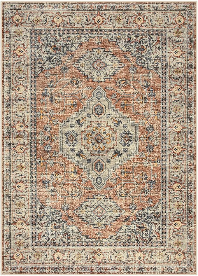 Lahome Oriental Washable Rug, 3x5 Rugs - Image 7