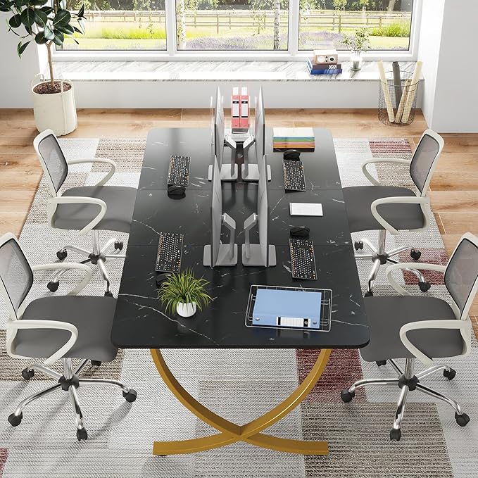 Tribesigns Executive Desk, 63” W x 31.5” D Large Office Desk, Modern Computer - Image 5