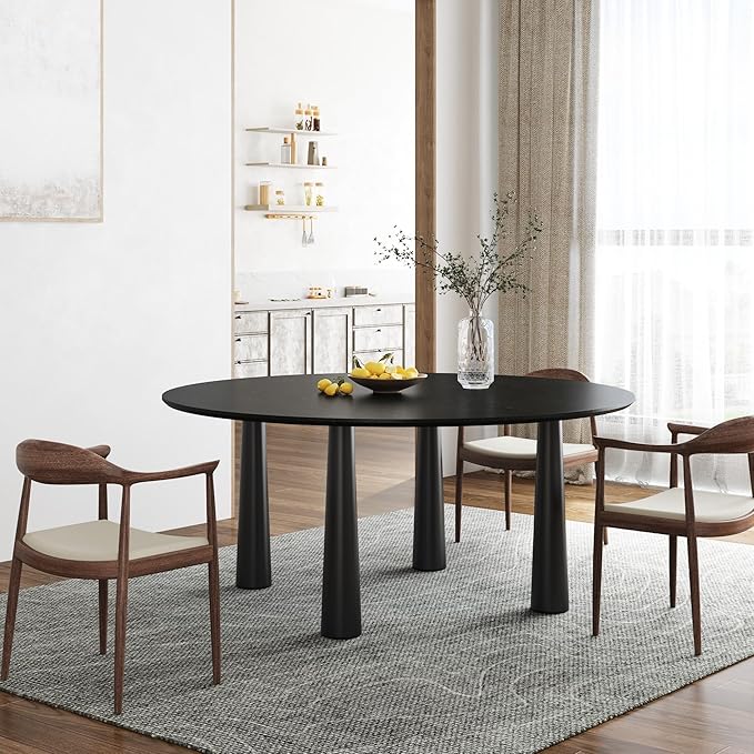 Casaphoria 59" Round Dining Table, Kitchen Table - Image 8