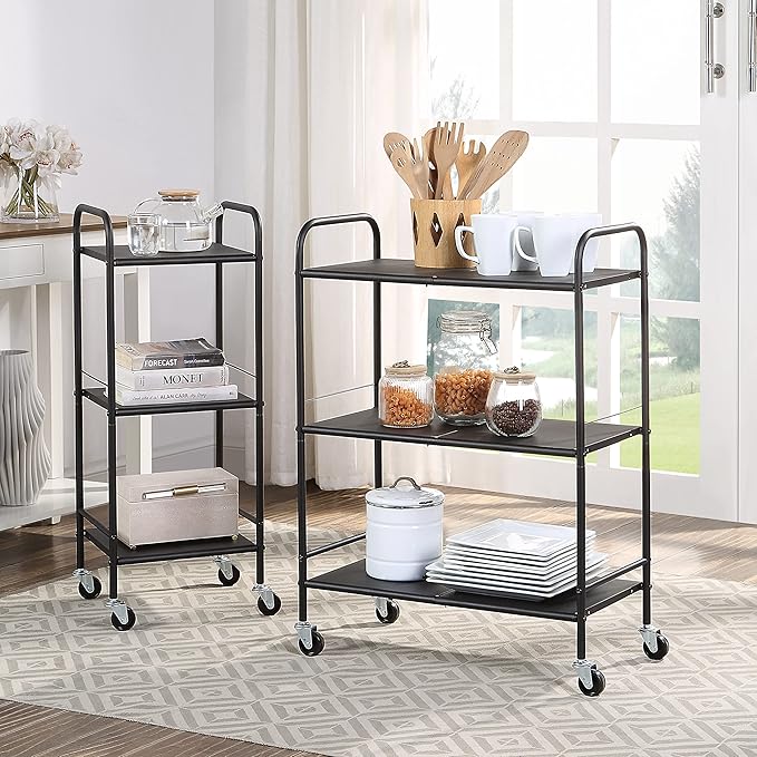 SunnyPoint Metal Rolling Organizer Utility Craft Cart - Image 5