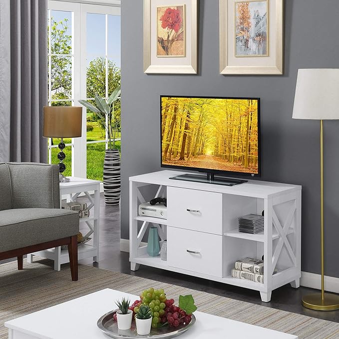 Convenience Concepts Oxford Deluxe 2 Drawer TV Stand - Image 2