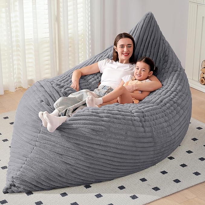 HABUTWAY 4-in-1 Bean Bag Chair, Convertible Chair - Image 3