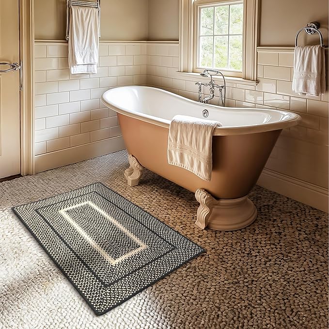 Manchester Jute Braided Rugs 20x30 by Homespice