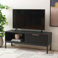 SAFAVIEH Lylia TV Stand for up to 55" Flatscreen – Black by SAFAVIEH