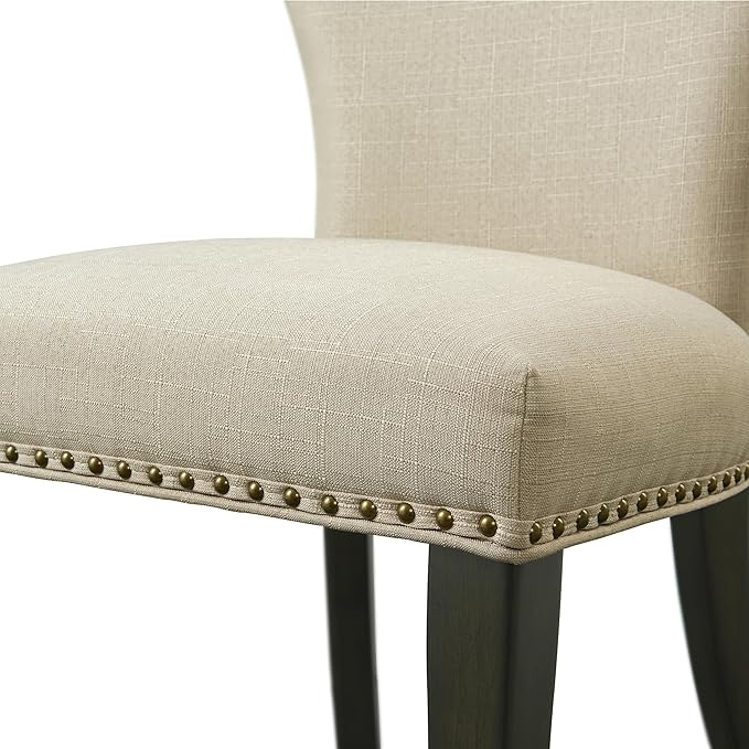 Alaterre Furniture Savoy Upholstered Dining Chairs – Set of 2 Parsons Style - Image 11