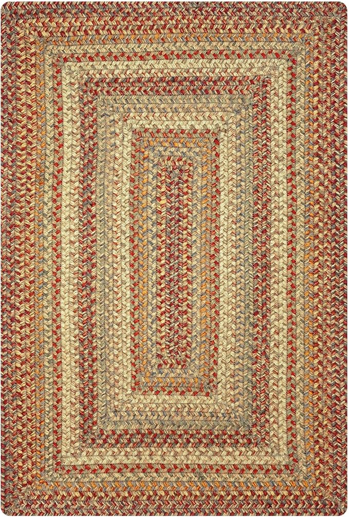 Homespice 20x30” Brown Rectangular Braided Rug. Harvest Brown Jute Rug. Uses- - Image 8