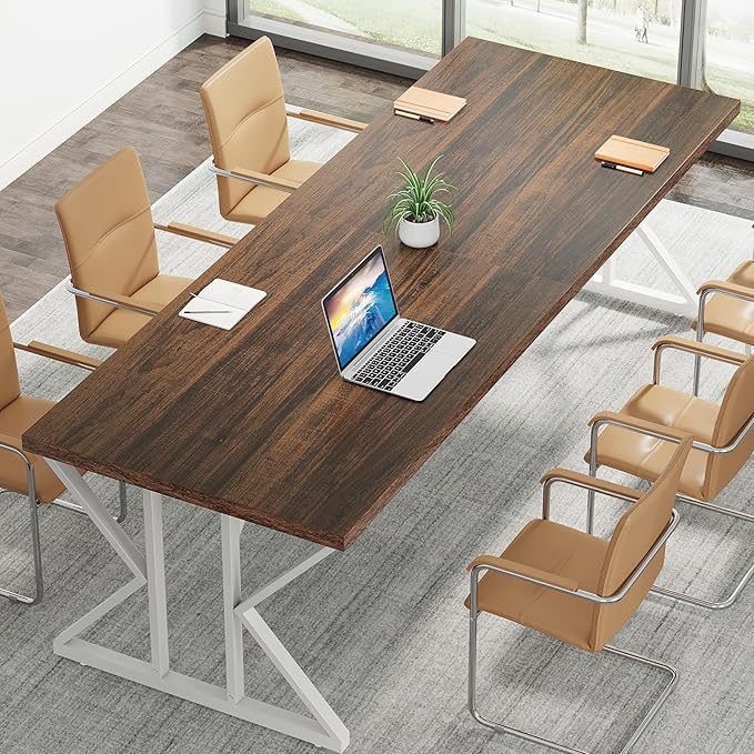 Tribesigns 78.7-Inch Executive Desk, Large Computer Office Desk Workstation - Image 7