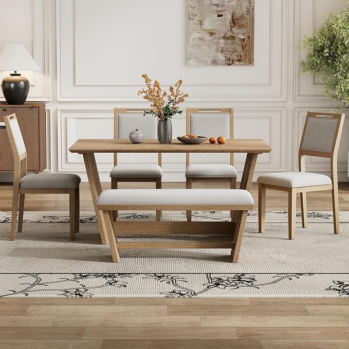 Ball & Cast 6-Piece Dining Table Set - Image 7