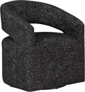 OSP Home Furnishings Devin Modern Upholstered Swivel Accent Barrel Chair by OSPHomeFurnishings