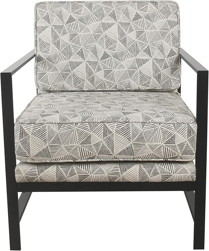 HomePop Modern Metal Frame Accent Chair Home Décor|Accent Chairs - Image 3