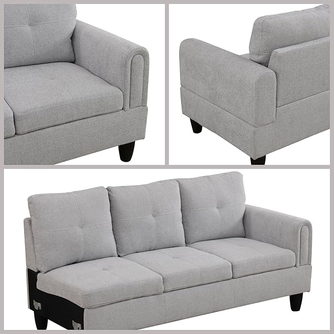 L Shaped Couch Sectional Couches - Image 5