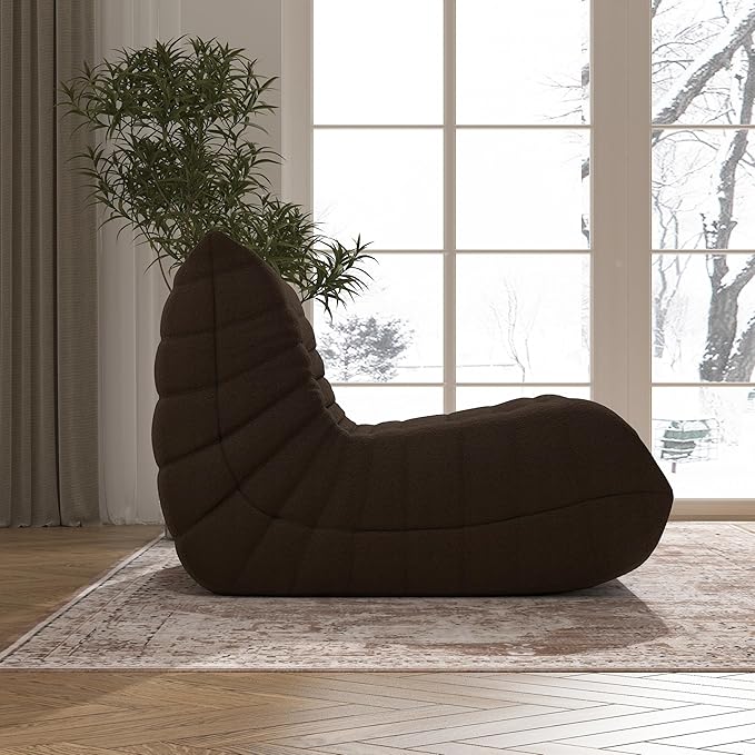 Bean Bag Chair, Memory Foam Bean Bag Sofa Large Bean Bag Chair - Image 7