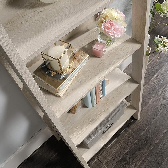 Sauder Trestle 5 Bookcase/Book Shelf, L: 23.54" x W: 16.61" x H: 71.14" - Image 5