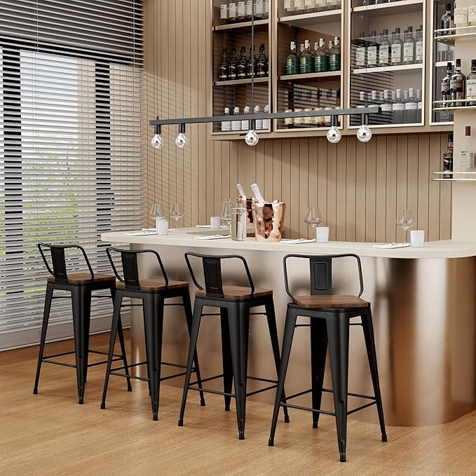 30 Inch Swivel Bar Stools Set of 2 - Image 8