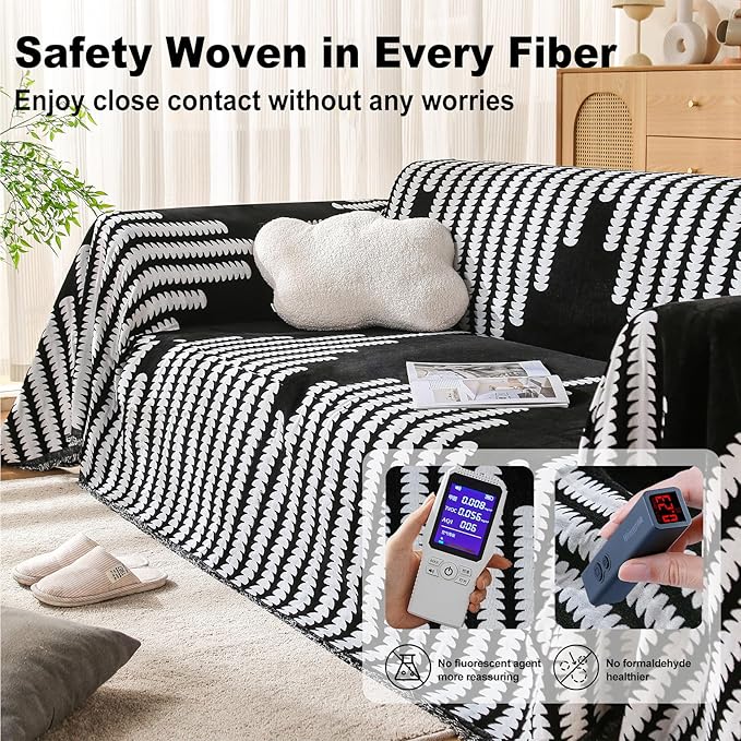 Boho Sofa Cover, Couch Covers for 3 Cushion Couch Sofa Pet Friendly, Sofa Cover - Image 3