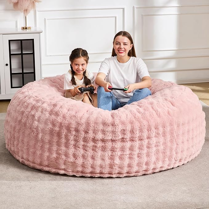 Hobestluk Bean Bag Chairs 6ft Beanbag Chair by YourHomeDeservesMore