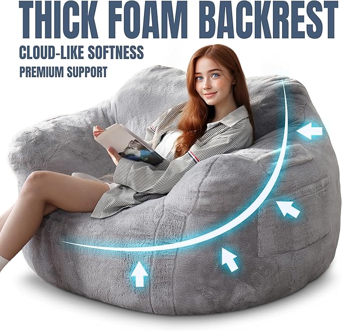 Large Bean Bag Chairs for Adults - Image 4