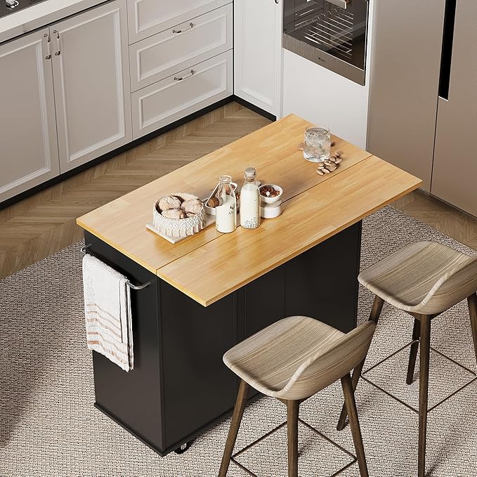 Shintenchi Rolling Kitchen Island Cart by Shintenchi