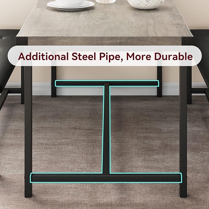 Dining Table Set for 4, Kitchen Table - Image 8
