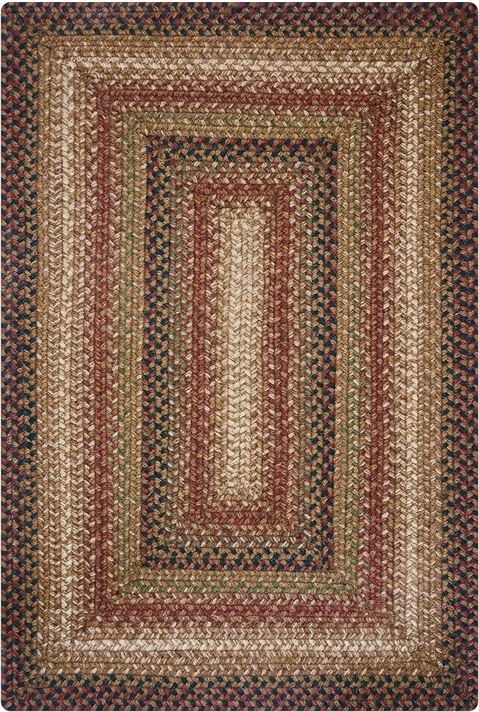 Homespice Gingerbread Jute Brown 8x10' Braided Area Rug - Image 9