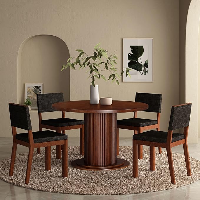 NTC Summit 47 Inch Modern Design, Round Dinner Table by NTC