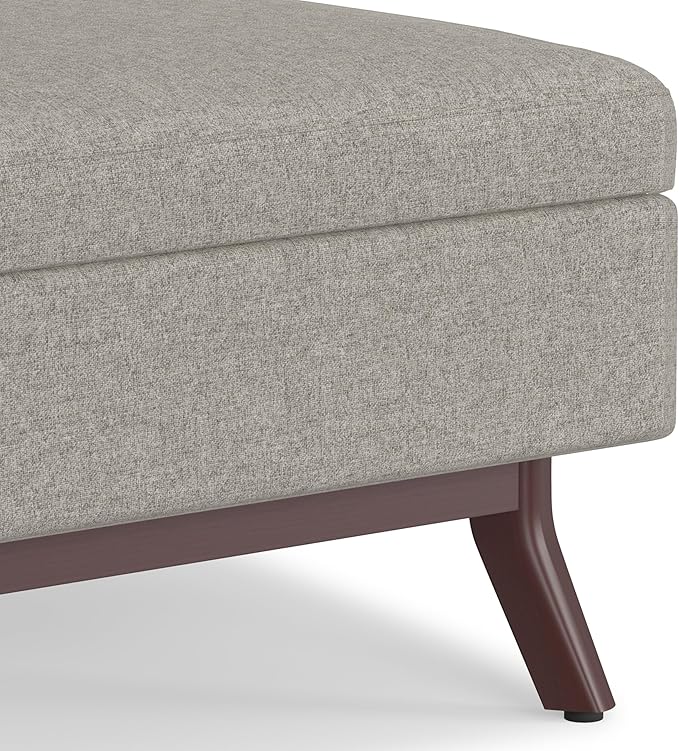 SIMPLIHOME Owen 34 inch Wide Mid Century Modern Rectangle Coffee Table Storage - Image 11