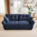Modern Chenille Fabric 2-Seat Loveseat Sofa, Premium Upholstery Living Room by FAVSH