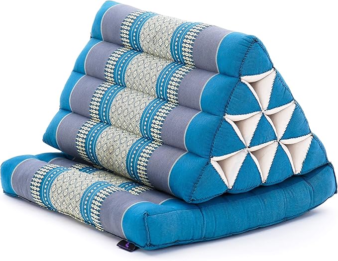 Leewadee 1-Fold Mat with Triangle Cushion – Comfortable TV Pillow, Foldable - Image 2