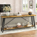 Tribesigns 70.9 Inches Extra Long Sofa Table Behind Couch, Industrial Entry by Tribesigns