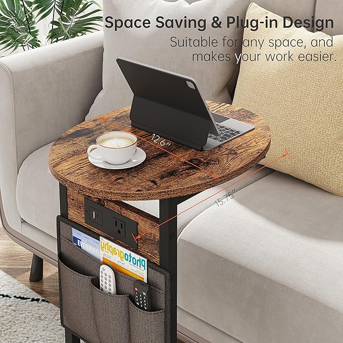 Vagusicc C Shaped End Table - Image 8