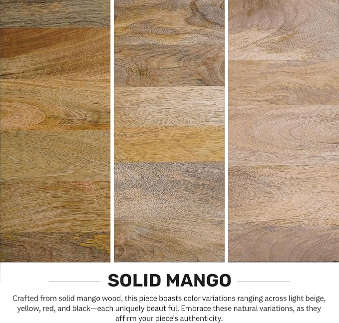 SIMPLIHOME Gallagher SOLID MANGO WOOD and Metal 12 inch Wide Rectangle - Image 8