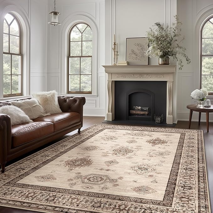 8X10 Area Rugs Machine Washable Rugs - Image 4