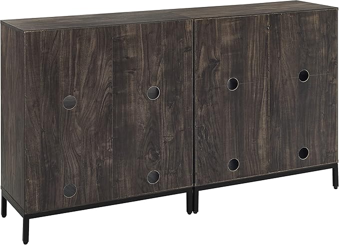 Crosley Furniture Jacobsen 2-Piece Vinyl Record Storage Cube Bookcase Set and - Image 5