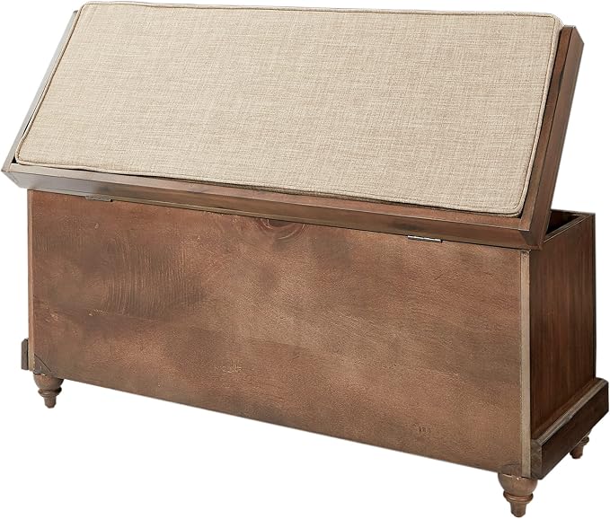 OSP Home Furnishings Dover Coastal Lift-Top Storage Bench - Image 6