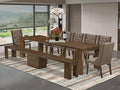 X07FO-B08-18 - 9 Pieces Dining Set Includes an Extendable Rectangle Kitchen by LuxebyEastWestFurniture