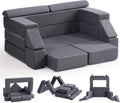 ROBOTIME Modular Play Couch for Kids – Convertible Foam Toddler Sofa for Boys & by ROBOTIMEBuildingThingstoLife