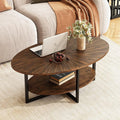 Solid Wood Oval Coffee Table by JESONVID