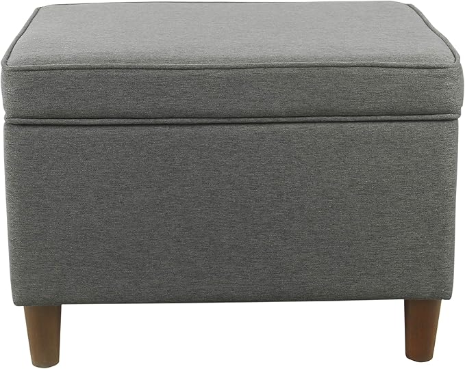 Home Decor | Dinah Collection Modern Storage Ottoman | Ottoman - Image 4