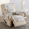 Great Bay Home Reversible Floral Patchwork Furniture Protector Scalloped Edge by GreatBayHome