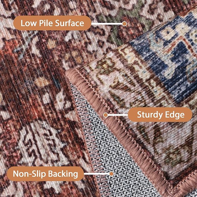 10X14 Area Rugs Machine Washable Rugs - Image 5