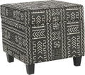 Homepop Home Decor | K7342-F2267 | Classic Square Storage Ottoman by HomePop