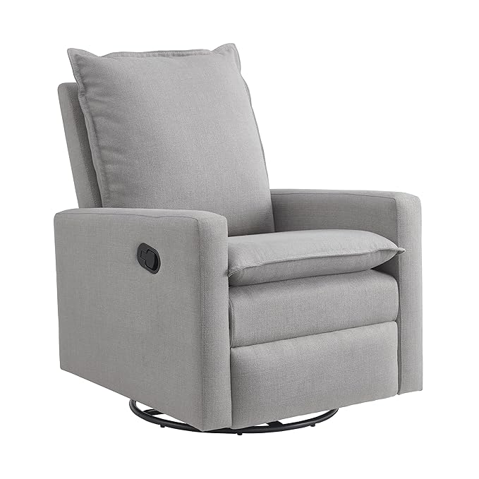 Oxford Baby Uptown Upholstered Swivel Glider and Recliner Nursery Chair by OxfordBaby